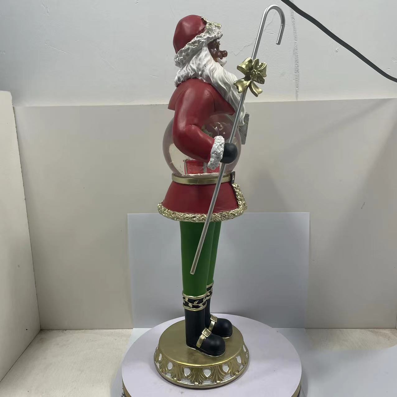 Dibujo y producción de la muestra Santa waterpolo regalo Navidad decoración elegir Función de música ligera