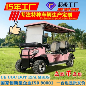 Scenic Spot Electric Sightseeing Battery Car, Tour Bus with 2-4-68 Seats, Golf Cart, Hotel and Airport Sightseeing Vehicle