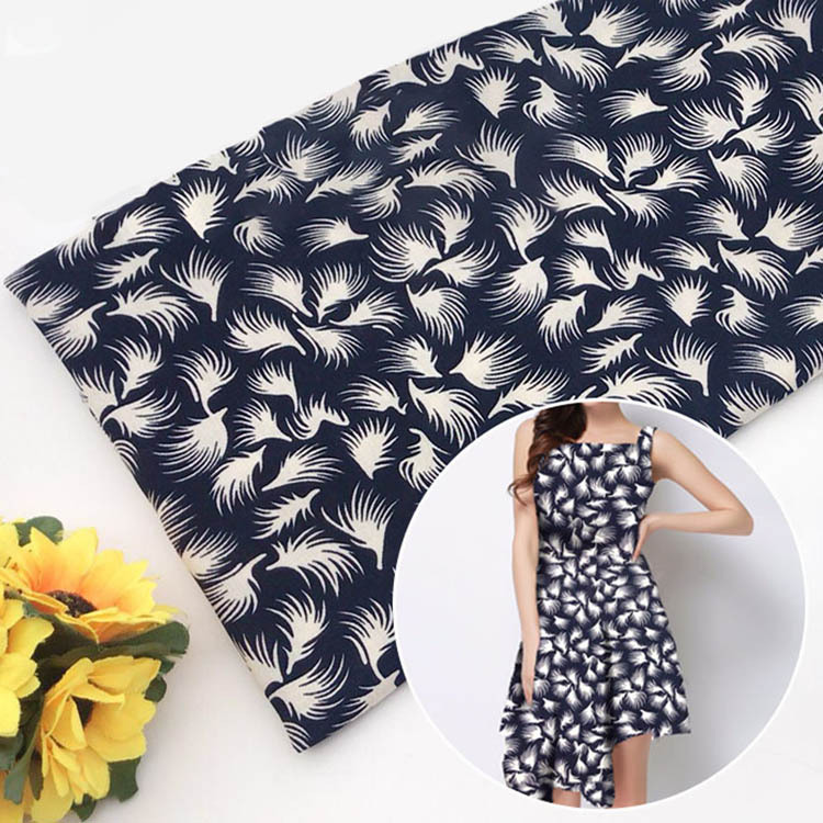 Al por mayor de alta calidad 45s viscose tela de rayon plano vestido