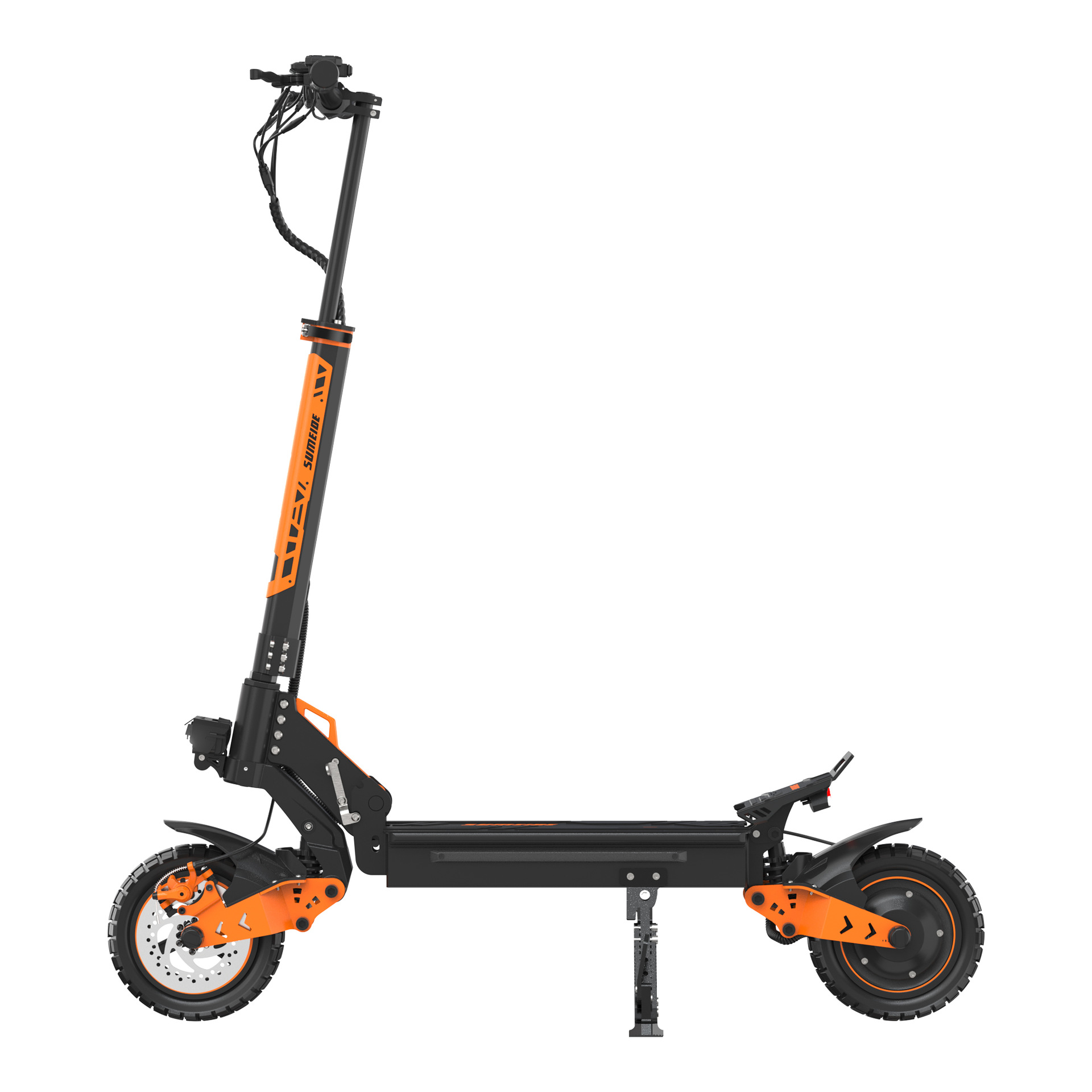 New adult foldable electric scooter with high power, long battery life, portable mini two-wheeled electric vehicle