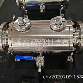 美标 API 高压 DBB 双联球阀 一体式锻造双截断泄放石油化工专用