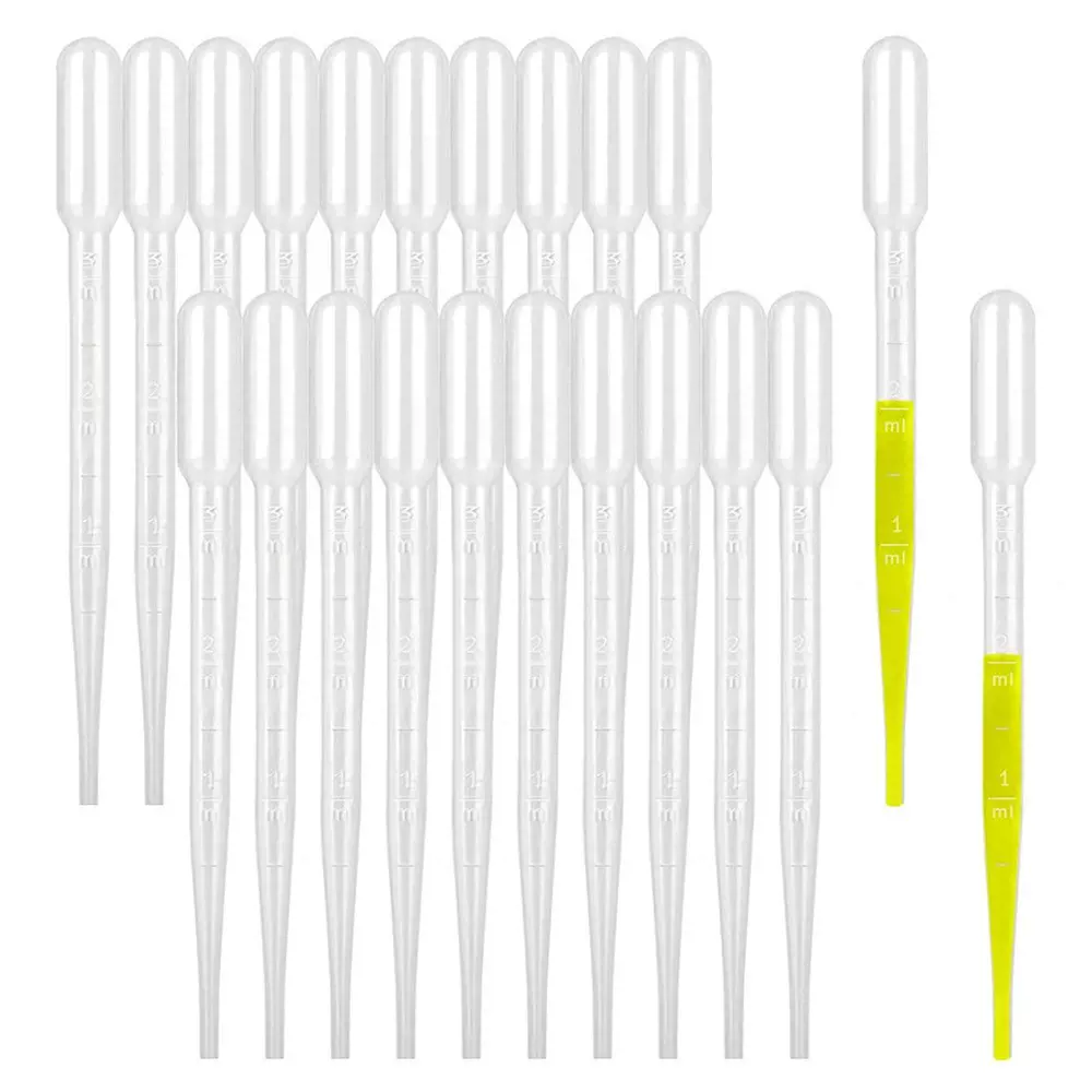 一次性塑料刻度吸管 1ml 2ml 3ml 5ml 塑料滴管 巴氏吸管100支/包