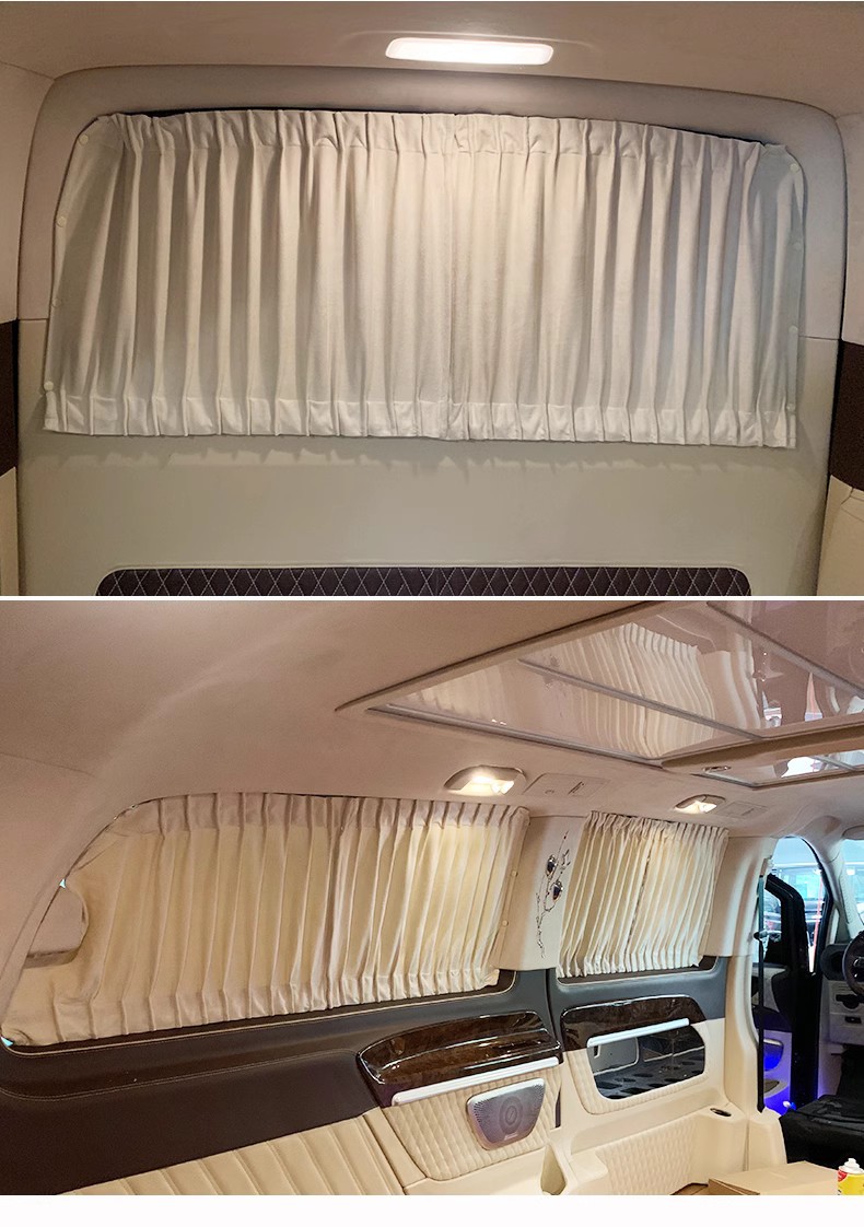 Dana V1 Dana M1 camping car front and rear partition curtains, suede air conditioning curtains, sun protection and heat insulation curtains
