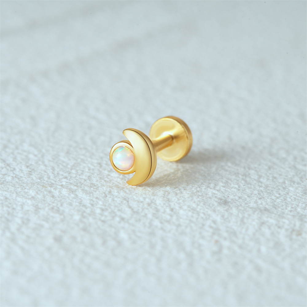 2g Weight Zircon Inlay Material Ear Studs Classification 1 Piece Quantity Daily, Street Occasion 925 Sterling Silver Material Geometric Pattern Women's Gender Plating Design Casual, Simple Style Style 1 Piece Ear Cartilage Rings & Studs Casual Simple Style Geometric 925 Sterling Silver Plating Zircon 53