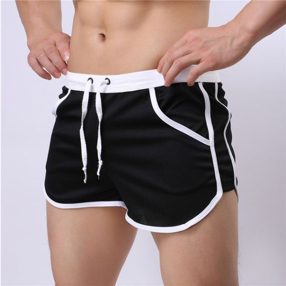 2025 New Cross-Border Popular Transparent Loose-Fitting Thin Shorts with Wide Legs and Separate Pockets