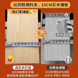 Fabric Row Frame Bed Double Folding Sofa Bed Technology Cloth Bed Thickened Summer Lunch Break Bed Movable Foldable