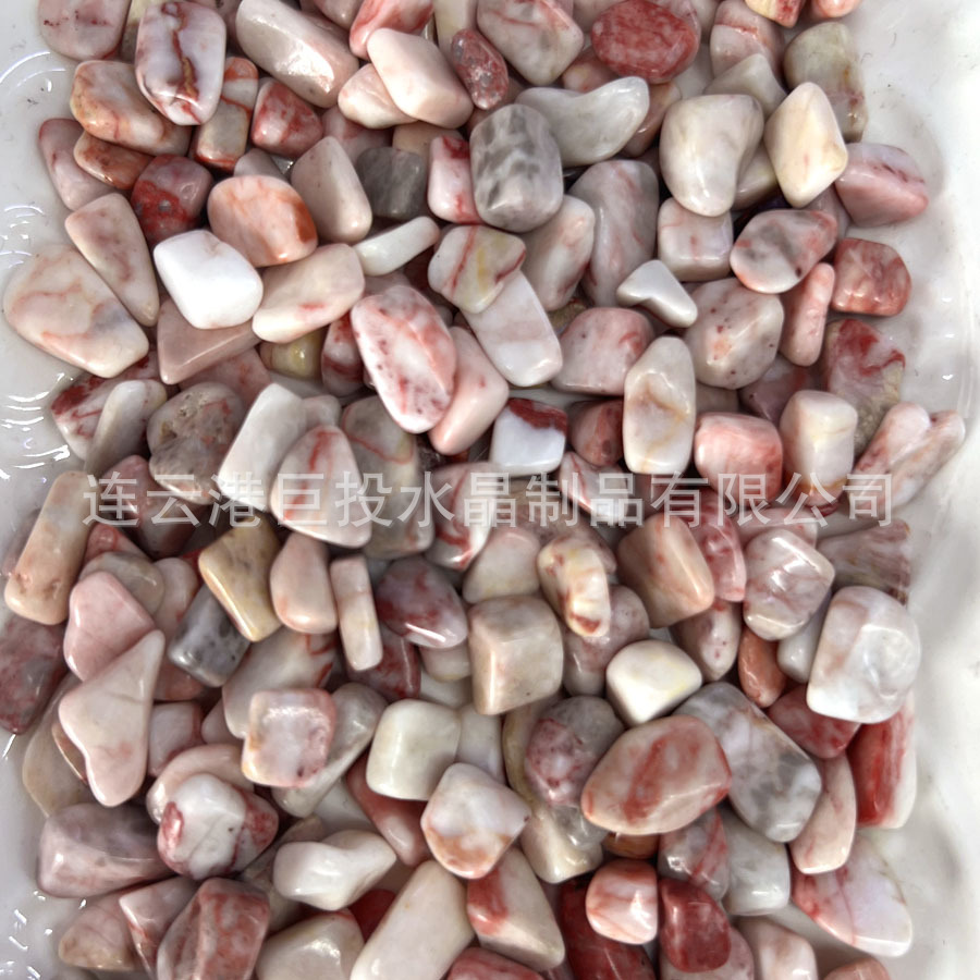 100 tipos de piedra triturada de 7 - 9mm cristal natural jade ágata espécimen de piedra preciosa marco de fotos transfronterizo mano suministro Amazon