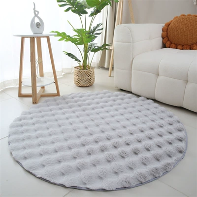 Round Plush Carpet Master Bedroom – Car Carpet