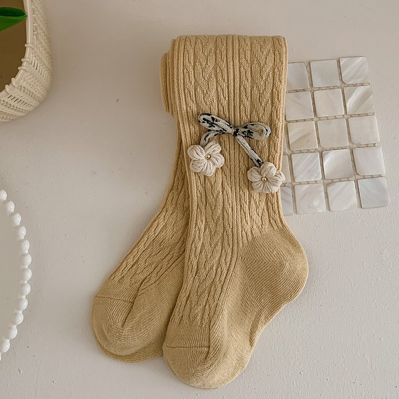 Los calcetines transfronterizos de los niños de Tiantai peinaron las polainas de las pantimedias de las muchachas del algodón