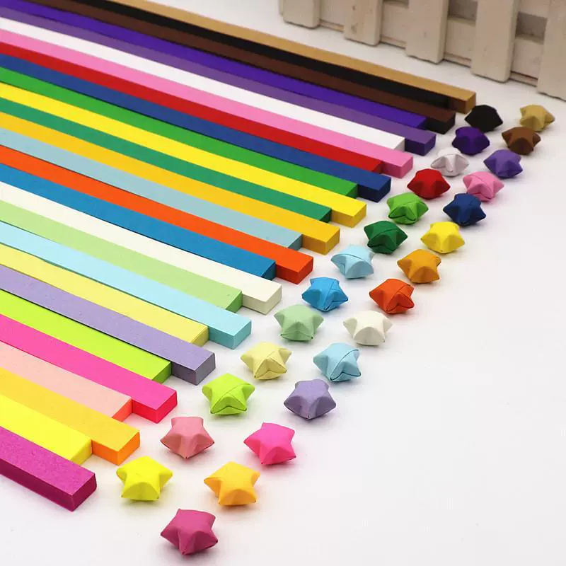 Cartoon origami, handmade, gradient