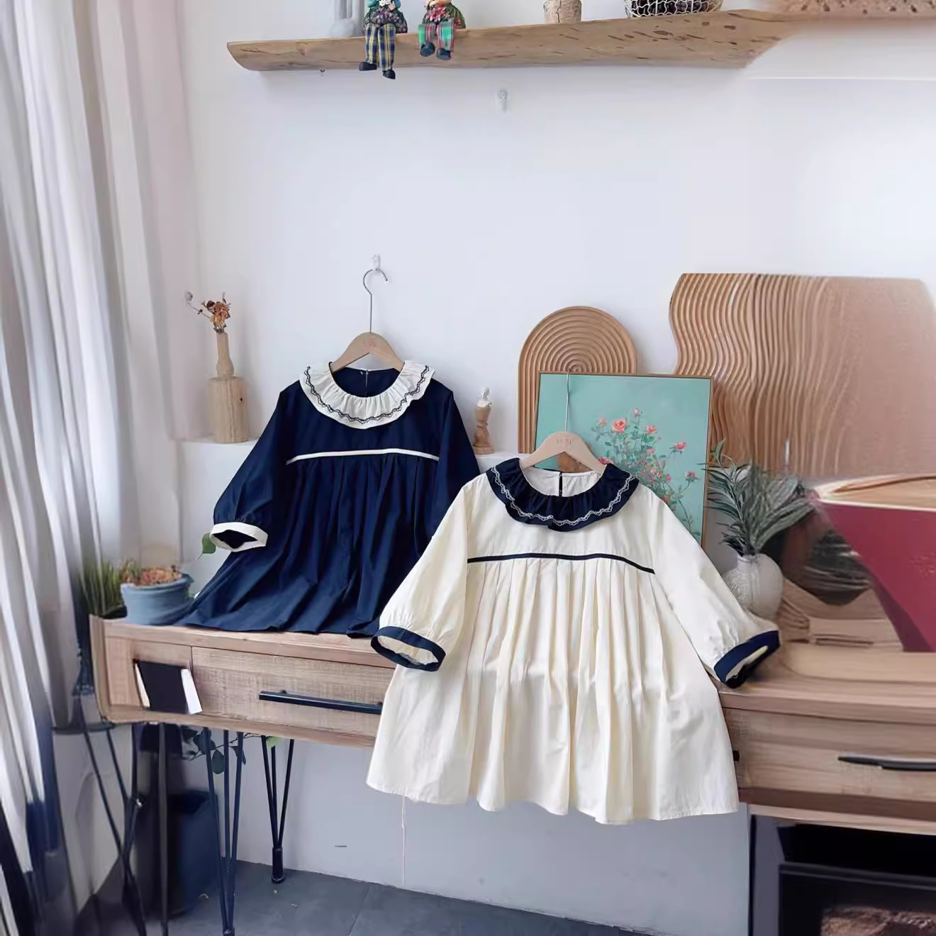 桔衣梓2025夏季新款女圆领日系棉T恤宽松上衣百搭套头森系女装