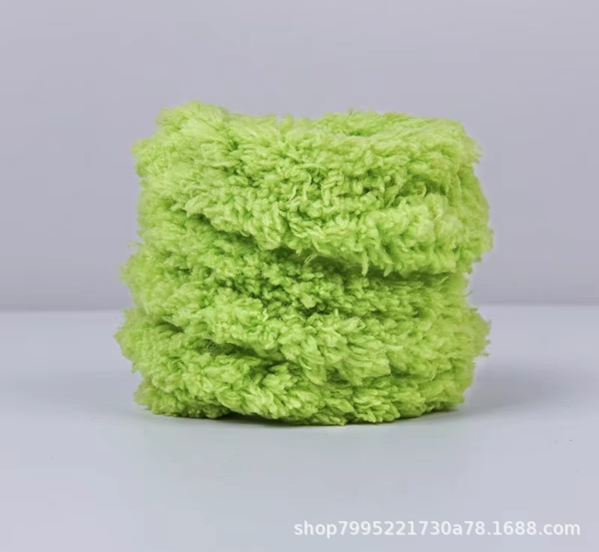 Palo de torsión de terciopelo de coral 15mm Puppy Paquete de material de bricolaje de cifrado súper grueso