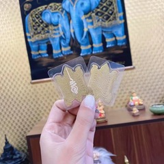 泰國佛牌批發 阿贊公 財龜符片 手機裝飾品