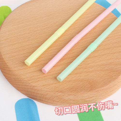 Japan TORUNE disposable straws Nishimatsuya independently packaged bent tube straws imported colorful disposable straws