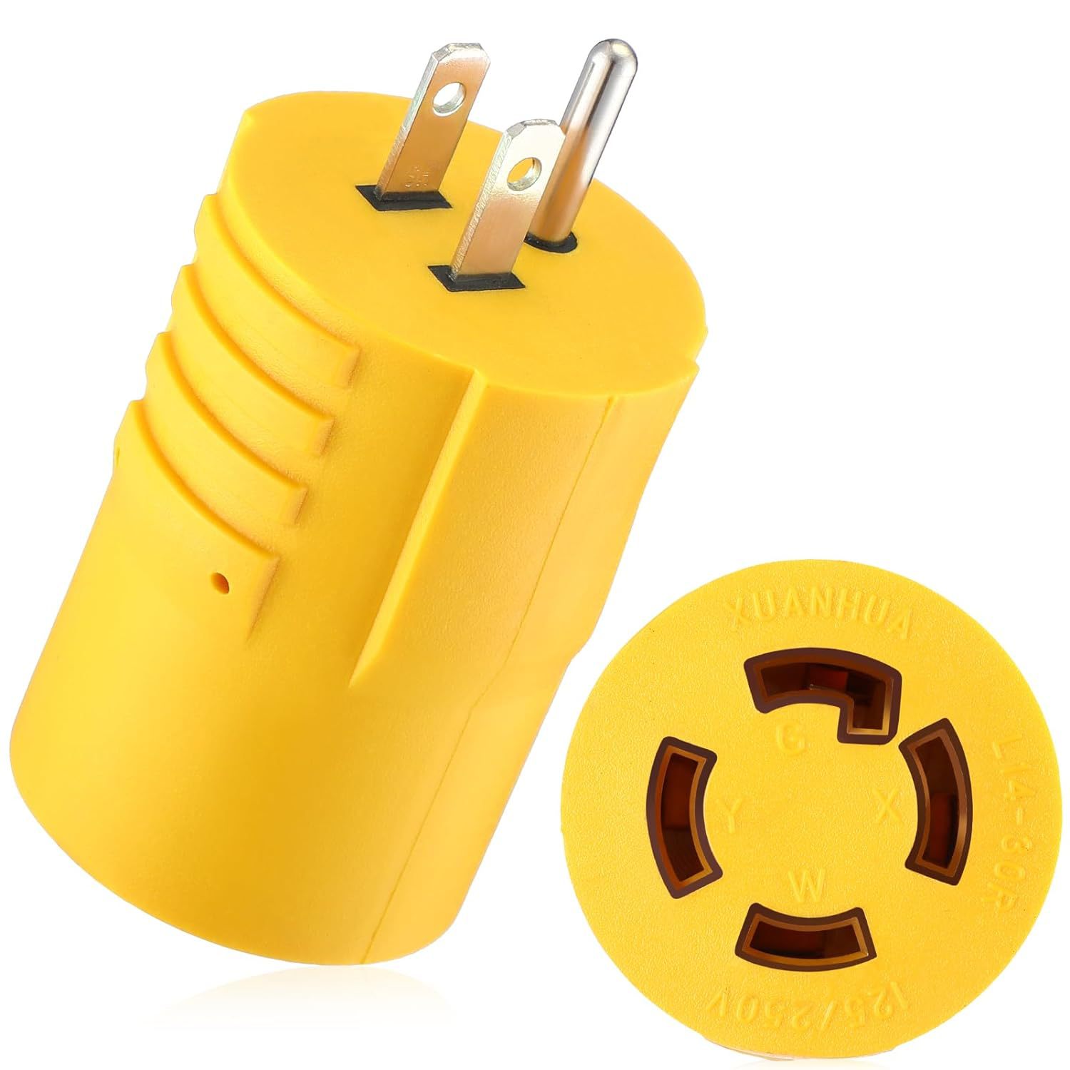 Kanayu发电机转换开关适配器兼容NEMA 5-15P 公头到 L14-30R 母头