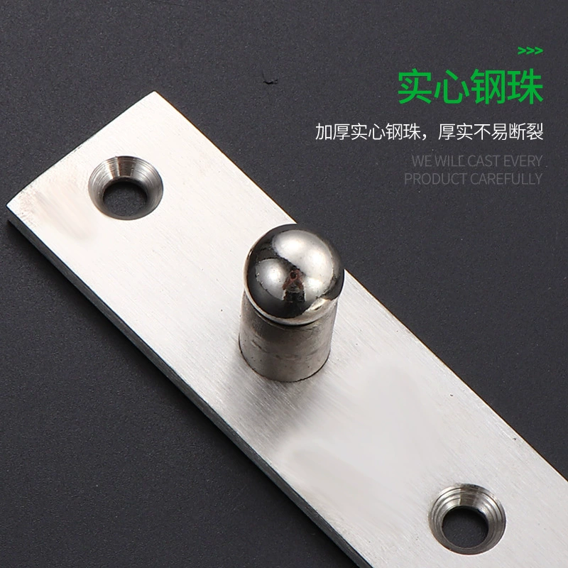Thickened heavy-duty stainless steel 360-degree latch, top and bottom door hinges invisible door hinge pivot hidden hinge