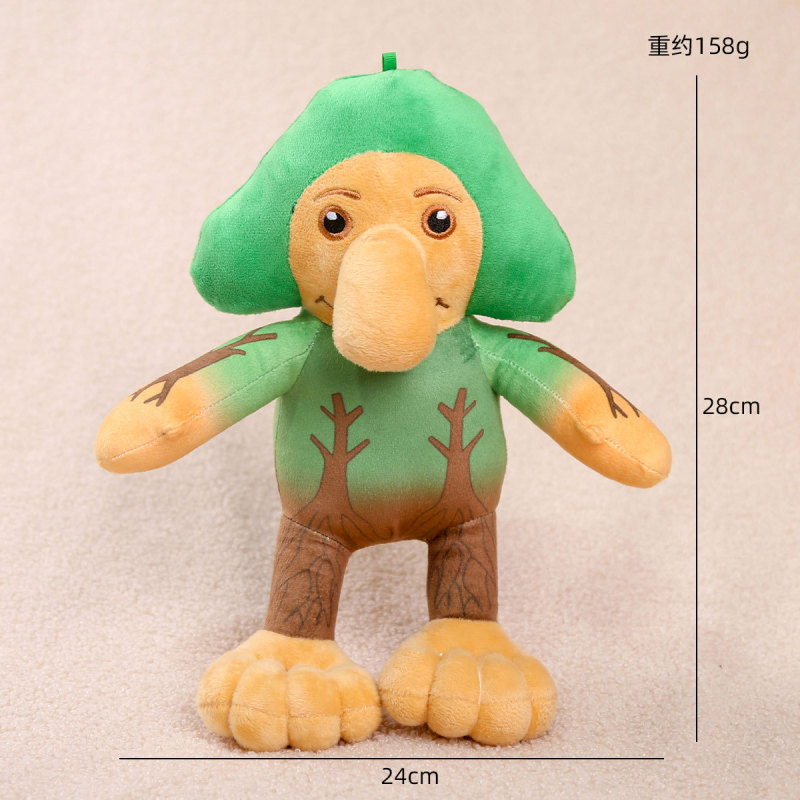 クロスボーダーAI山海経モンスターぬいぐるみタンゴンタングシュール木製スティックマンペンダント人形キーホルダー|undefined