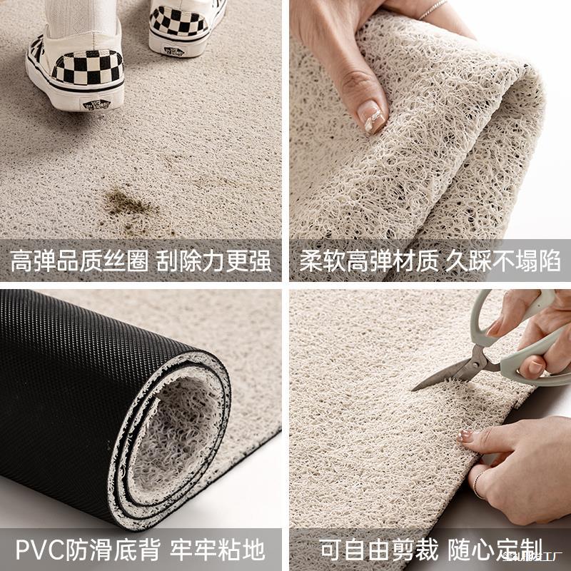 시시 루이 뱀년 새해 붉은 실크 링 현관 매트 현관 발 매트 거실 현관 카펫 절단 가능