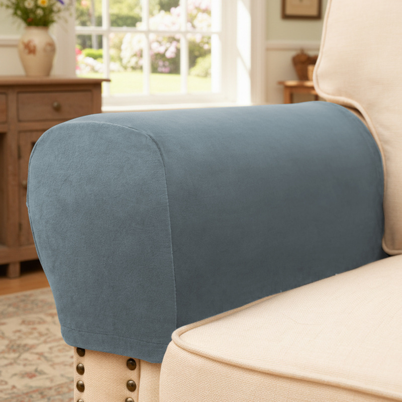 Guante de sofá elástico grueso guante de terraza de plata guante de terraza cubierta a prueba de polvo doméstica resistente al desgaste cuatro estaciones cubierta protectora de sofá universal