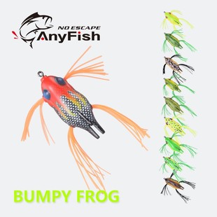 ANYFISH�羳���l����·���D BUMPY FROG 45mm 7g������܆��h���D