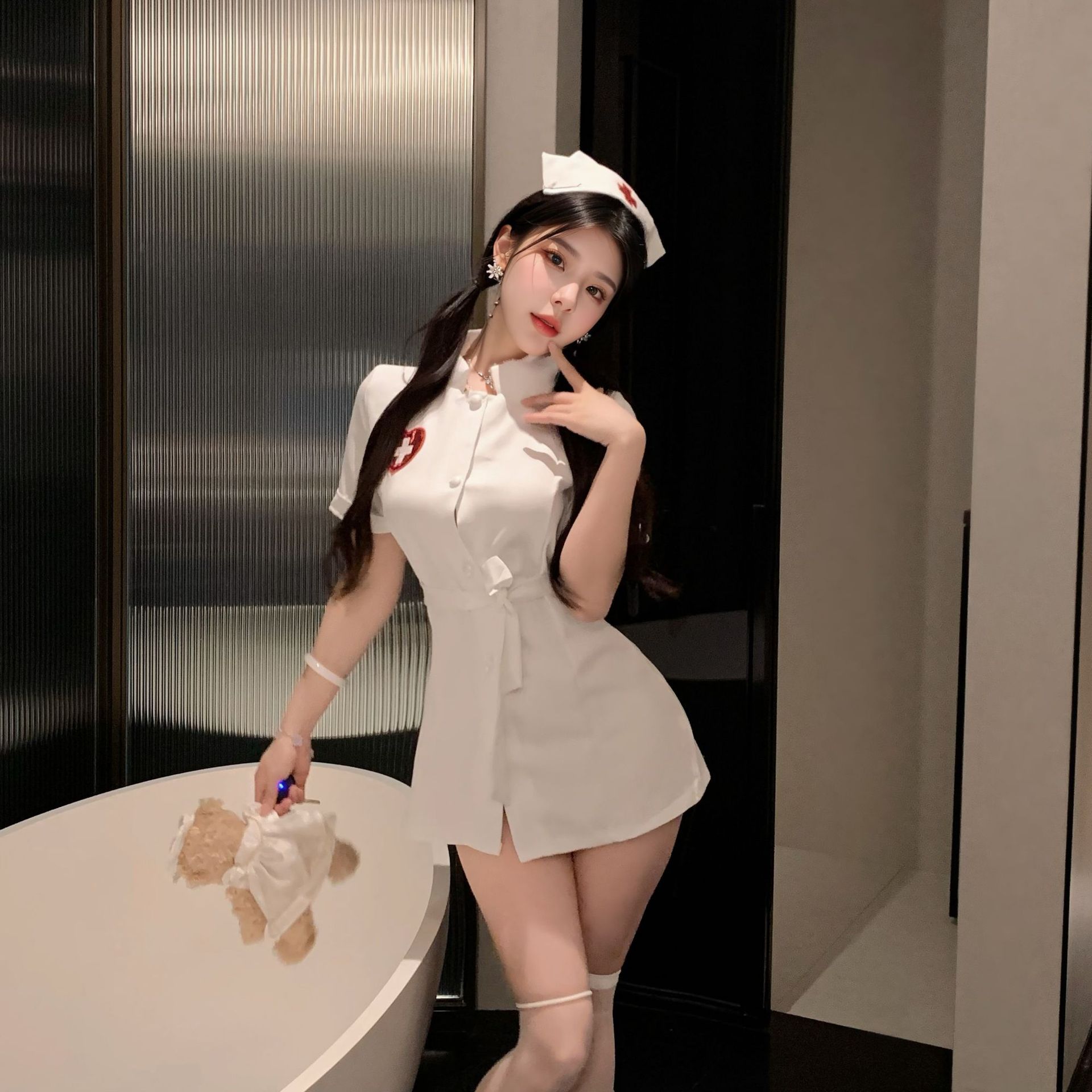 Sexy Lingerie Sexy Japanese Nurse Uniform suit Doctor Halloween Sexy Lingerie Pure cosplay Female