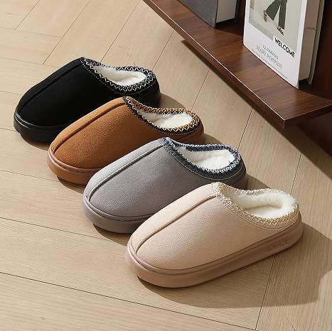 Pantuflas de algodón cálidas para invierno, estilo étnico, casuales, ligeras, para hombre y mujer, para uso en exteriores image 3