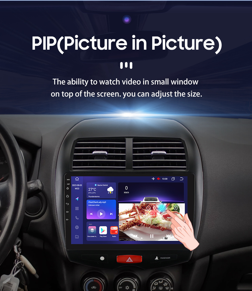 10inch Suitable for Mitsubishi Jinxuan Android Large Screen Car Mp5 Player Gps Navigation Reversing Image All-In-One Machine