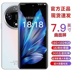 X200Pro曲面屏手机1024GB内存支持OTG指纹人脸5G双卡7.9英寸大屏