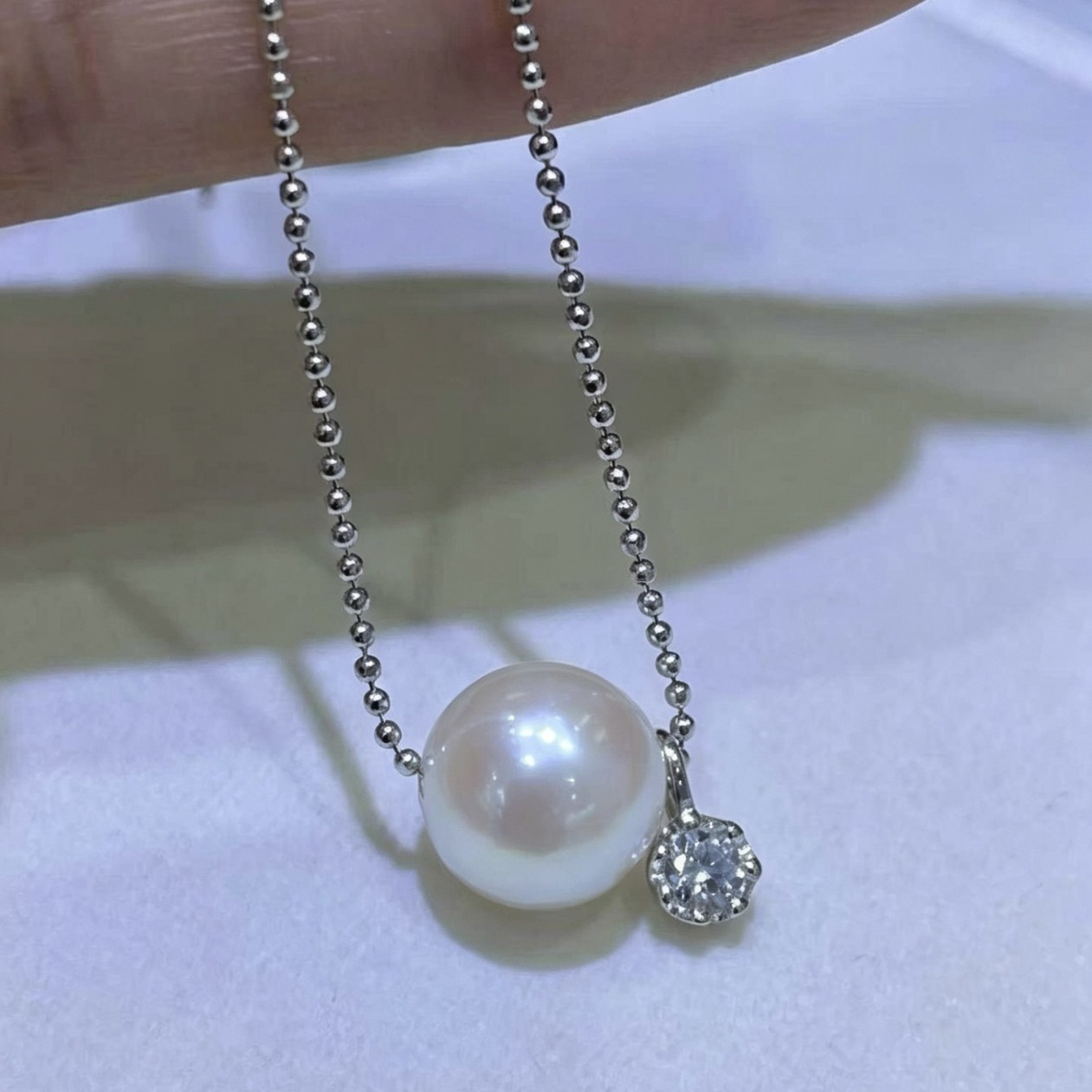 New Natural Freshwater Pearl Necklace, Delicate and Versatile Clavicle Chain, Adjustable Neck Chain Wholesale