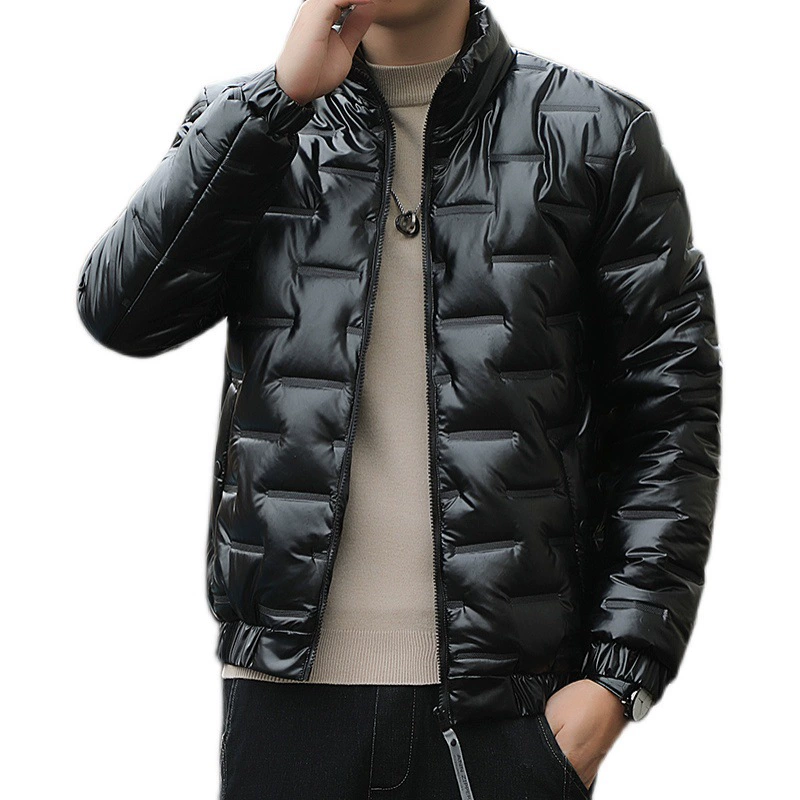 Winter trend short polyurethane jacket for leisure, wholesale
