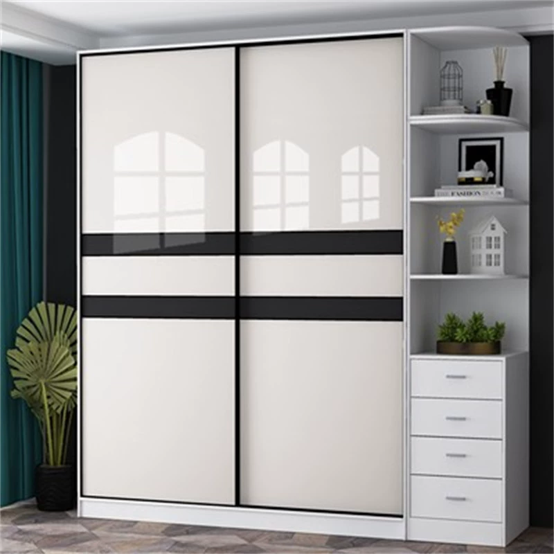 W6 Highlight Wardrobe Gate Customized Home Beds Pushing Door Moving Gate Molescase Gate Customize Simple Western Qi -resistant and wear -resistant