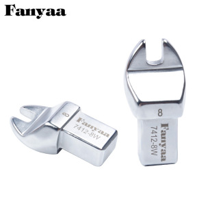 Taiwan Fanyaa open-end 14*18 replaceable torque wrench replacement head 8-55mm open-end torque wrench