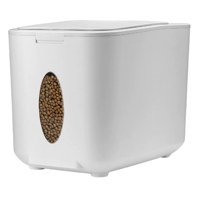 Принадлежности для закусок для домашних животных Anku Большая емкость корм для собак Ящик для корма для кошек Бочка для хранения 17 кг Влагостойкая герметичная бочка для хранения зерна для домашних животных