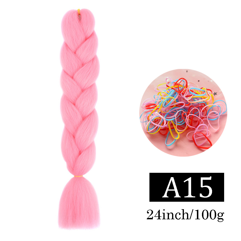 Peluca de trenza grande africana, color, trenza sucia, cuerda para el cabello, degradado, fibra química, trenza grande, reggae, hip-hop, trenza sucia, trenza