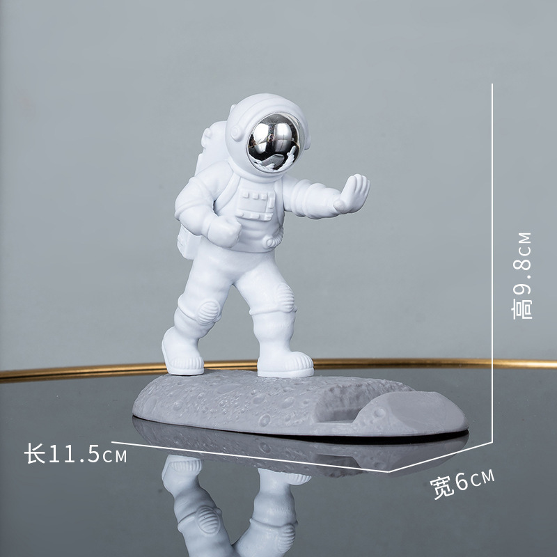 軽くて豪華な宇宙飛行士の装飾品、ドラマ視聴用のアーティファクト、ライブブロードキャストサポートスタンド、怠け者の読書用携帯電話スタンド、デスクトップの見栄えの良い|undefined