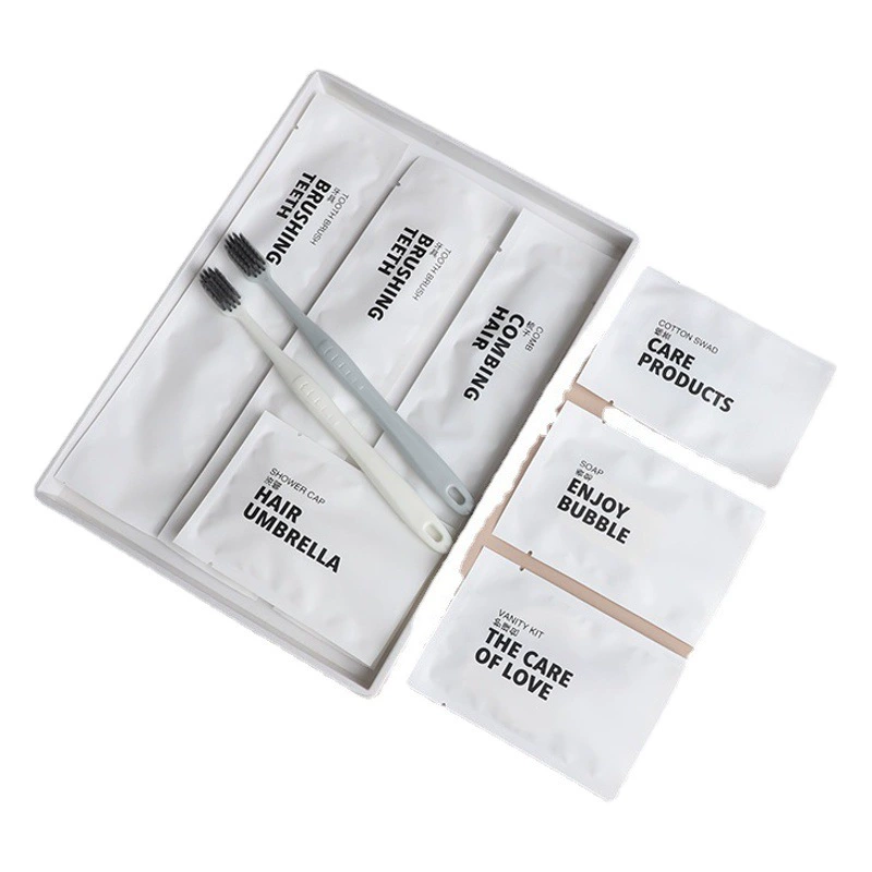 Отель отель одноразовые зубная щетка расческа поставки костюм B & B Мягкая Щетина зубная щетка отель туалетные принадлежности костюм