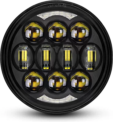 5.75 inch headlight is Ön faralar - black-575-inches