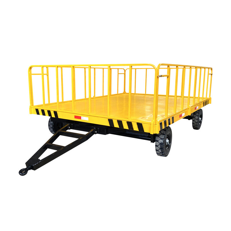 3-5吨小型运输车重型平板车叉车牵引拖车 机器人设备转运车