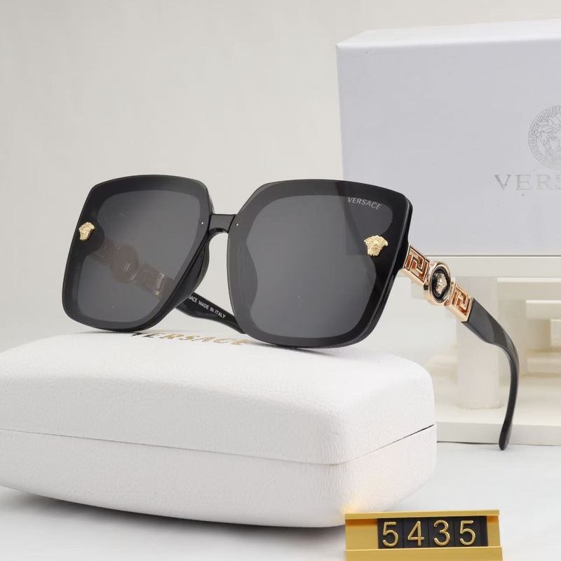 女性用ハイエンドサングラス 2025 新しいビッグブランドサングラストレンディな顔見せ小型抗 UV 偏光メガネ運転用|undefined