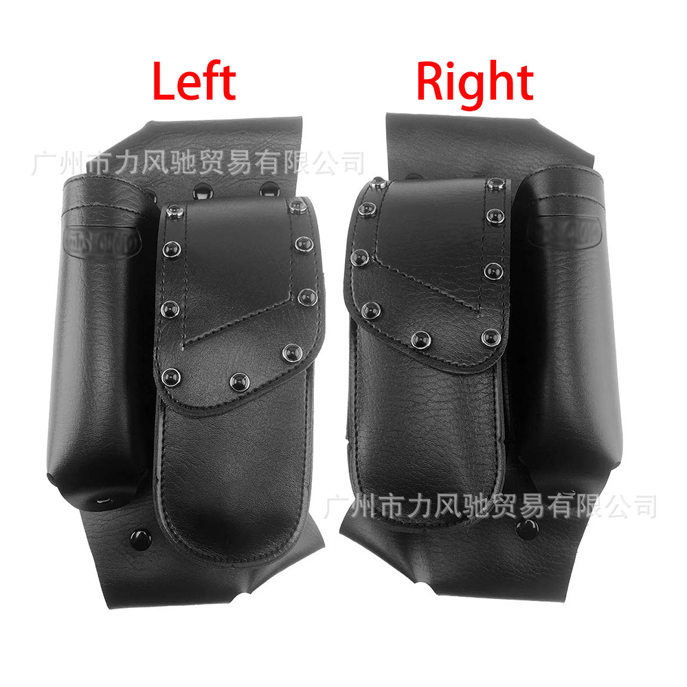 Aplicable para accesorios de motocicleta Harley doble lámpara bolsa de hervidor de agua parachoques deslizante bolsa de almacenamiento bolsa de carretera bolsa colgante