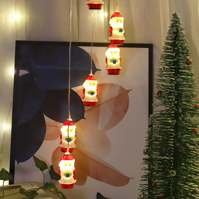 Luces de Navidad, Luces LED de Campanas de Viento, Luces Decorativas para Exteriores, Luces de Bajo Voltaje, Impermeables, Luces de Colores, Luces LED de Cadena de Gran Venta Transfronteriza