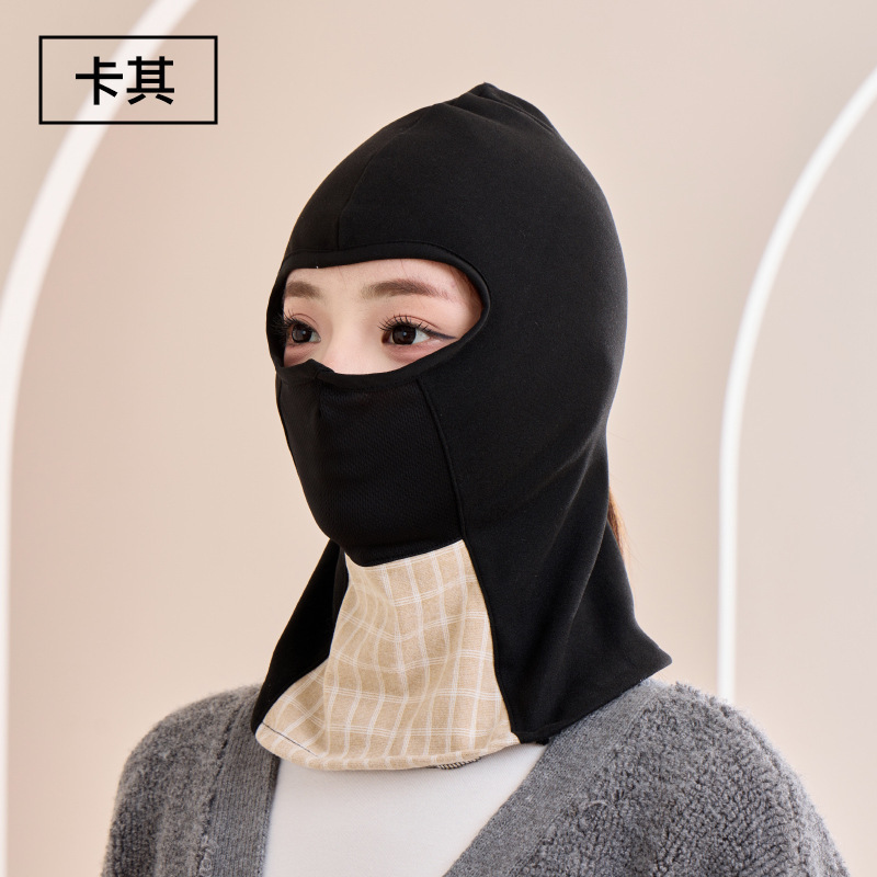 冬季全脸保暖面罩防风骑车护额口罩面罩女全脸防寒抗冻保暖口罩女|undefined