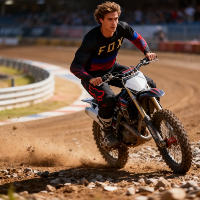 Fox Head Downhill Suit Mountain Bike Cycling Suit Men's and Women's Suit Moisture-Wicking Off-Road Motorcycle Racing Suit Street Bike