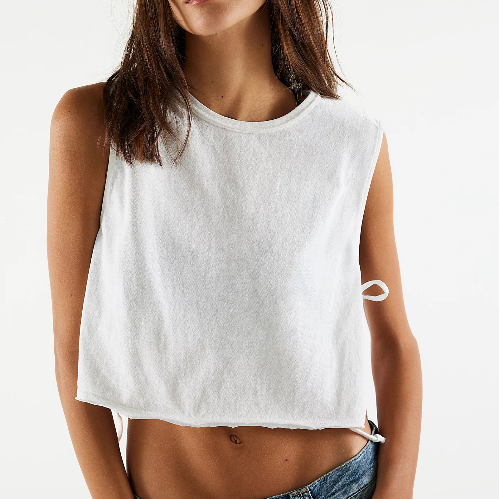 2025 New Yoga Sports Vest Women's European and American Loose Fitness Vest Women's No Breast Pad Amazon Quick Sale