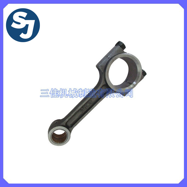 厂家直销曲轴活塞连杆LD130水冷柴油机发动机连杆总成跨境批发