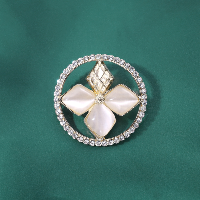 2024 nuevo día de la madre venta caliente broche de ópalo mujer con incrustaciones de diamantes de imitación broche accesorios de ropa joyería image 43