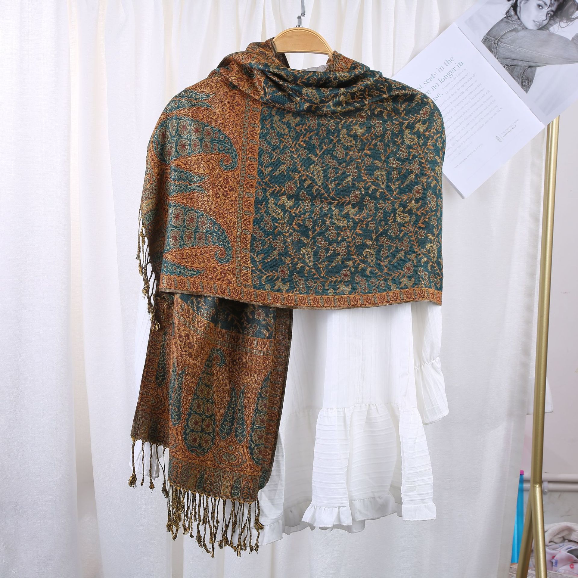 ethnic retro scarf