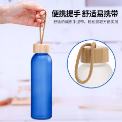 廠家批發玻璃多色水杯便攜廣告禮品水杯開業促銷學生杯多色地推杯