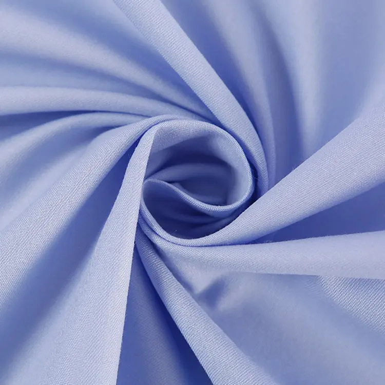 Fábrica de 120gsm Tc mezcla de tela de algodón de poliéster elástico trenzado plano / twill