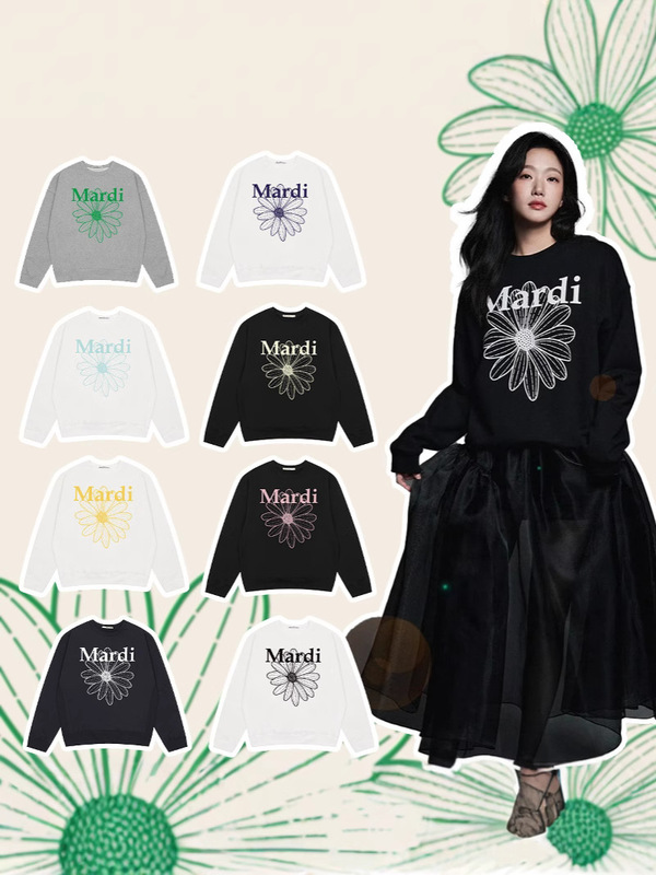 【代购品质】韩国Mardi小雏菊卫衣金高银同款宽松显瘦洋气百搭女|undefined